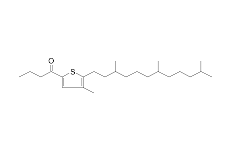 3-METHYL-5-(1-OXO-BUTYL)-2-(3,7,11-TRIMETHYLDODECYL)THIOPHENE