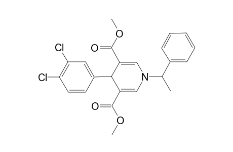 4-(3,4-dichlorophenyl)-1-(1-phenylethyl)-4H-pyridine-3,5-dicarboxylic acid dimethyl ester