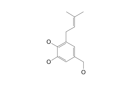 BIGUTOL;1-[2',3'-DIHYDROXY-5'-(HYDROXYMETHYL)-PHENYL]-3-METHYL-BUT-2-ENE