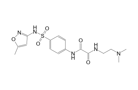 ethanediamide, N~1~-[2-(dimethylamino)ethyl]-N~2~-[4-[[(5-methyl-3-isoxazolyl)amino]sulfonyl]phenyl]-