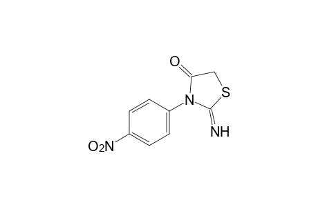 2-imino-3-(p-nitrophenyl)-4-thiazolidinone