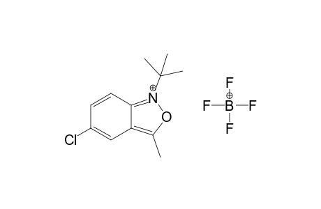 5-Chloro-3-methyl-N-(t-butyl)-2,1-benzisoxazolinium-Tetrafluoroborate