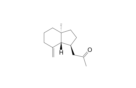 13-NOR-OPPOSIT-4(15)-EN-11-ONE;13-NOR-8-(7->6)-ABEO-EUDESM-4(15)-EN-11-ONE