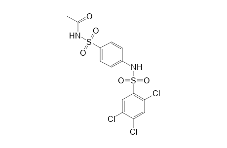 N-{[p-[(2,4,5-trichlorophenyl)sulfonamido]phenyl]sulfonyl}acetamide