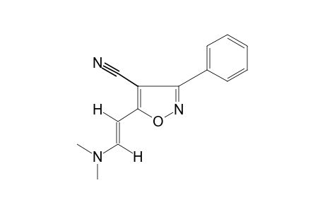 trans-5-[2-(DIMETHYLAMINO)VINYL]-3-PHENYL-4-ISOXAZOLECARBONITRILE
