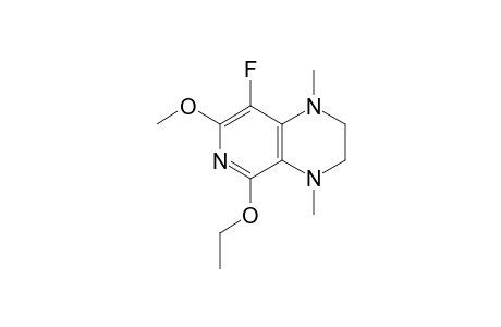 5-Ethoxy-8-fluoranyl-7-methoxy-1,4-dimethyl-2,3-dihydropyrido[3,4-b]pyrazine