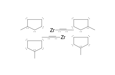 Zirconium, tetrakis[(1,2,3,4,5-.eta.)-1-methyl-2,4-cyclopentadien-1-yl]bis[.mu.-[(1-.eta.:1,2-.eta.)-1-propynyl]]di-