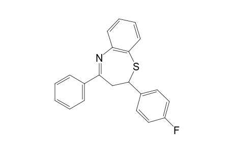 2-(4-Fluorophenyl)-4-phenyl-2,3-dihydro-1,5-benzothiazepine