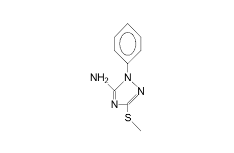 5-Amino-3-methylthio-1-phenyl-1,2,4-triazole