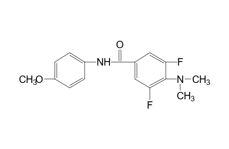 3,5-difluoro-4-(dimethylamino)-p-benzanisidide