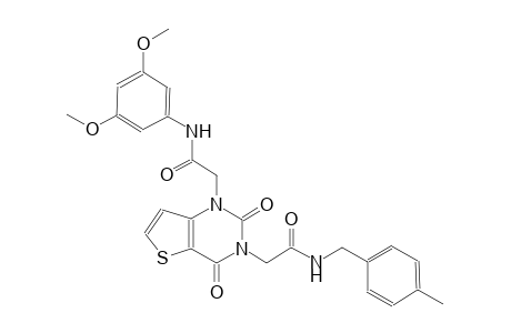 1-[3-(3,5-dimethoxyphenyl)-2-oxopropyl]-3-[4-(4-methylphenyl)-2-oxobutyl]-1H,2H,3H,4H-thieno[3,2-d]pyrimidine-2,4-dione