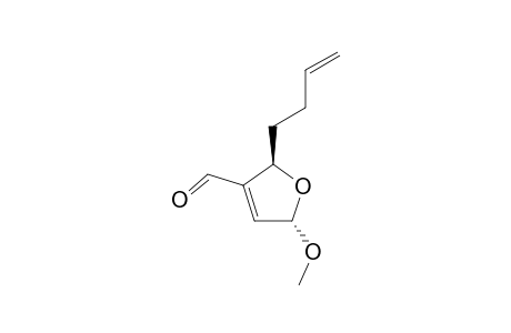 (-)-(2R,5S)-2-(BUT-3-EN-1-YL)-5-METHOXY-2,5-DIHYDROFURAN-3-CARBALDEHYDE