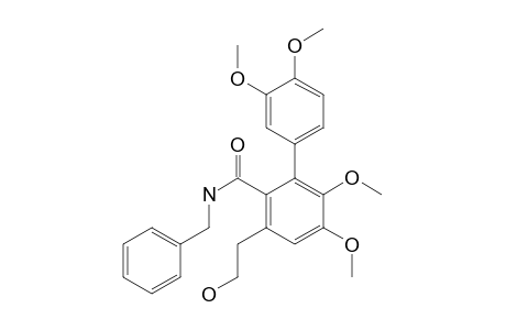 [1,1'-Biphenyl]-2-carboxamide, 3-(2-hydroxyethyl)-3',4',5,6-tetramethoxy-N-(phenylmethyl)-