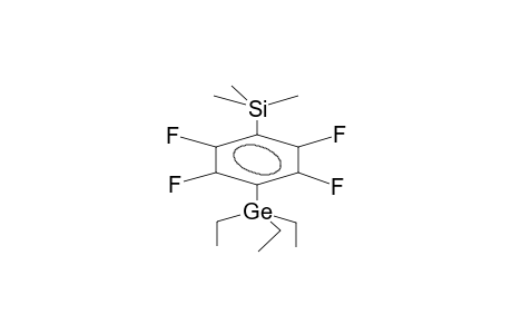 4-TRIETHYLGERMYL-1-TRIMETHYLSILYLTETRAFLUOROBENZENE