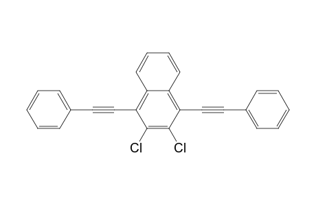 Naphthalene, 2,3-dichloro-1,4-bis(phenylethynyl)-