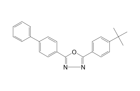 2-(4-Biphenylyl)-5-(4-tert-butylphenyl)-1,3,4-oxadiazole