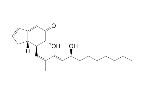 (6R,7S,7aS)-6-hydroxy-7-[(1Z,3E,5S)-5-hydroxy-2-methyl-dodeca-1,3-dienyl]-1,6,7,7a-tetrahydroinden-5-one