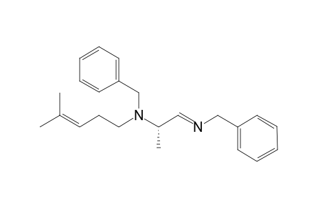 (S)-N-Benzyl-N-(4-methyl-3-pentenyl)alaninal benzylimine