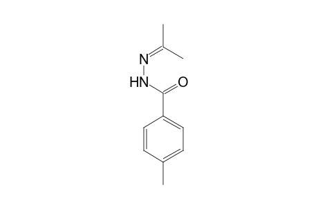 Benzoic acid, 4-methyl-, (1-methylethylidene)hydrazide