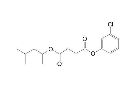 Succinic acid, 3-chlorophenyl 4-methylpent-2-yl ester