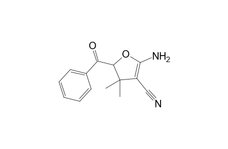 2-Amino-5-benzoyl-4,4-dimethyl-4,5-dihydrofuran-3-carbonitrile