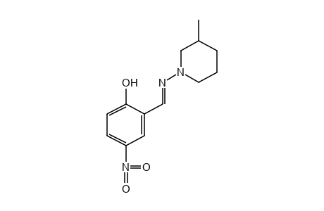 2-[N-(3-methylpiperidino)formimidoyl]-4-nitrophenol