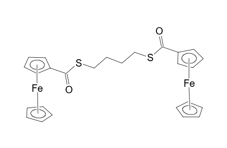 1,4-butanedithiol, bis(ferrocenecarbodithioate)