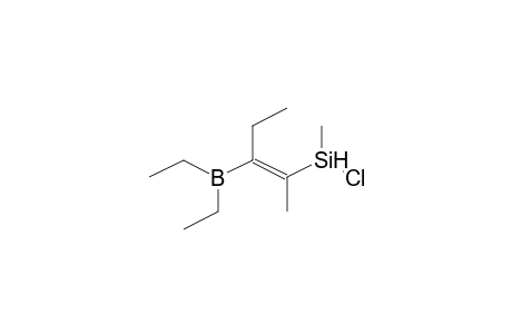2-Pentene, 3-diethylboryl-2-(chloromethylsilyl)-