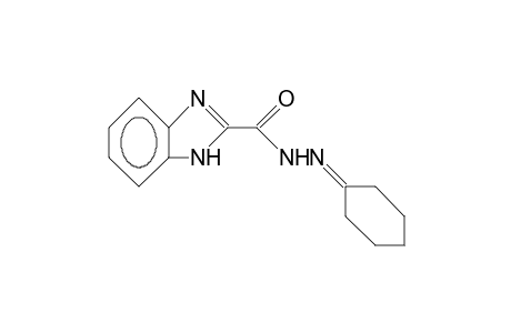 N-CYCLOHEXYLIDEN-BENZIMIDAZOL-2-CARBONSAEUREHYDRAZIDE