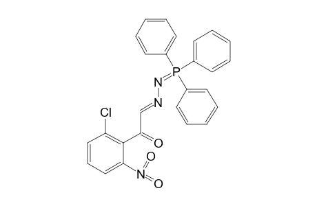 [(2-CHLORO-6-NITROPHENACYLIDENE)HYDRAZONO]TRIPHENYLPHOSPHORANE