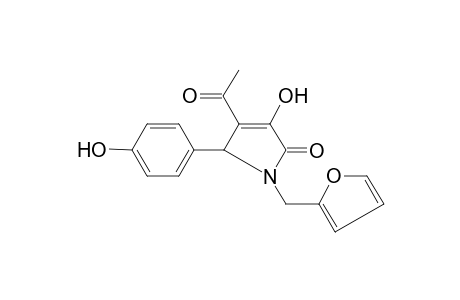 Pyrrol-2(5H)-one, 4-acetyl-1-(2-furfuryl)-3-hydroxy-5-(4-hydroxyphenyl)-