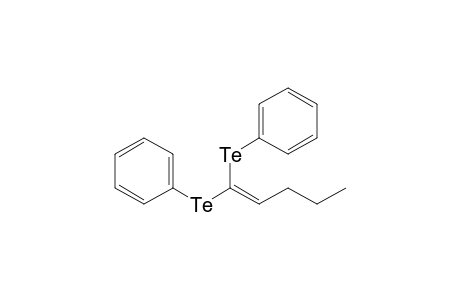 1-Phenyltellanylpent-1-enyltellanylbenzene