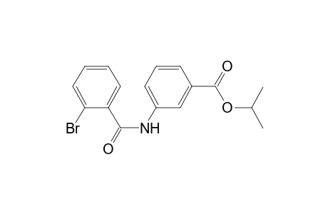 3-(2-Bromo-benzoylamino)-benzoic acid isopropyl ester