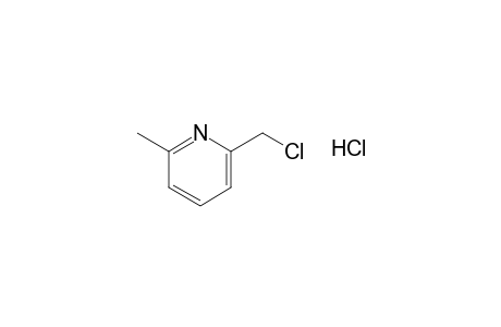2-(chloromethyl)-6-methylpyridine, hydrochloride