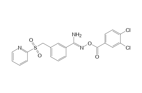 O-(3,4-dichlorobenzoyl)-alpha-[(2-pyridyl)sulfonyl]-m-toluamidoxime