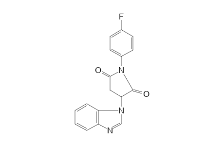 2-(1-BENZIMIDAZOLYL)-N-(p-FLUOROPHENYL)SUCCINIMIDE