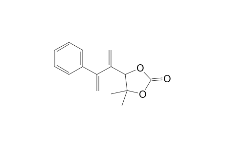 4,4-Dimethyl-5-(1-methylene-2-phenyl-2-propenyl)-1,3-dioxolan-2-one