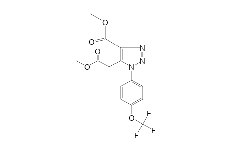 4-CARBOXY-1-[p-(TRIFLUOROMETHOXY)PHENYL]-1H-1,2,3-TRIAZOLE-5-ACETIC ACID, DIMETHYL ESTER