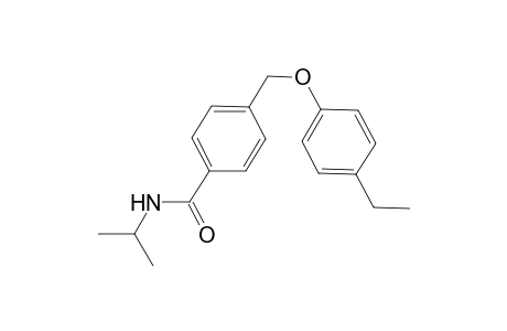 4-[(4-ethylphenoxy)methyl]-N-isopropylbenzamide