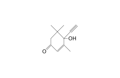 2-Cyclohexen-1-one, 4-ethynyl-4-hydroxy-3,5,5-trimethyl-