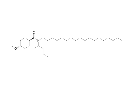 Cyclohexanecarboxamide, 4-methoxy-N-(2-pentyl)-N-octadecyl-, trans