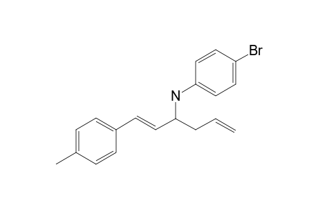 (E)-N-[1-(p-Methylphenylethenyl)buten-3-yl]-N-(p-bromophenyl)-amine