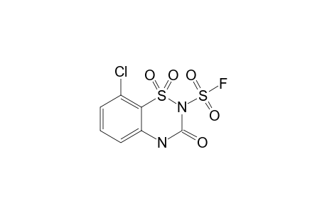 8-chloro-1,1,3-triketo-4H-benzo[e][1,2,4]thiadiazine-2-sulfonyl fluoride