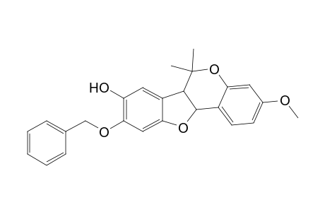 3-Methoxy-6,6-dimethyl-9-phenylmethoxy-6a,11a-dihydro-[1]benzofuro[3,2-c]chromen-8-ol