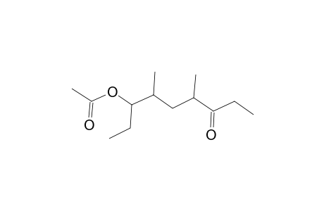 (ERYTHRO)-SERRICORNIN-ACETATE;7-ACETOXY-4,6-DIMETHYL-3-ONE;NATURAL