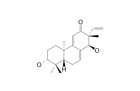 ENT-3-BETA,14-ALPHA-HYDROXYPIMARA-7,9(11),15-TRIENE-12-ONE