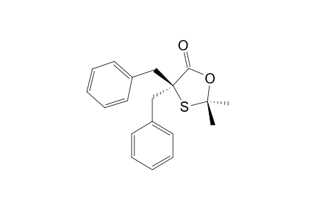 4,4-DIBENZYL-2,2-DIMETHYL-1,3-OXATHIOLAN-5-ONE