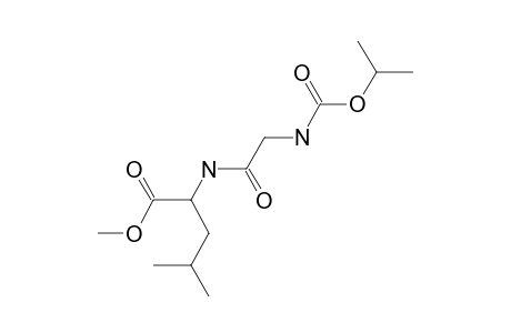 gly-leu, N-(Isopropyloxycarbonyl)-, methyl ester