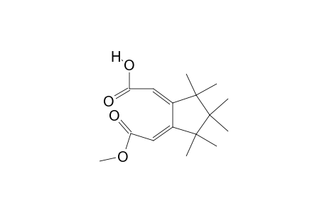 (2Z)-2-[(5Z)-5-(2-keto-2-methoxy-ethylidene)-2,2,3,3,4,4-hexamethyl-cyclopentylidene]acetic acid