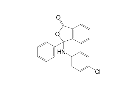 Isobenzofuran-1(3H)-one, 3-(4-chlorophenylamino)-3-phenyl-